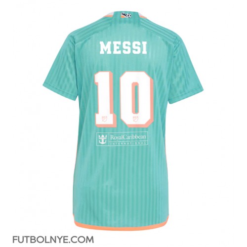 Camiseta Inter Miami Lionel Messi #10 Tercera Equipación para mujer 2024-25 manga corta